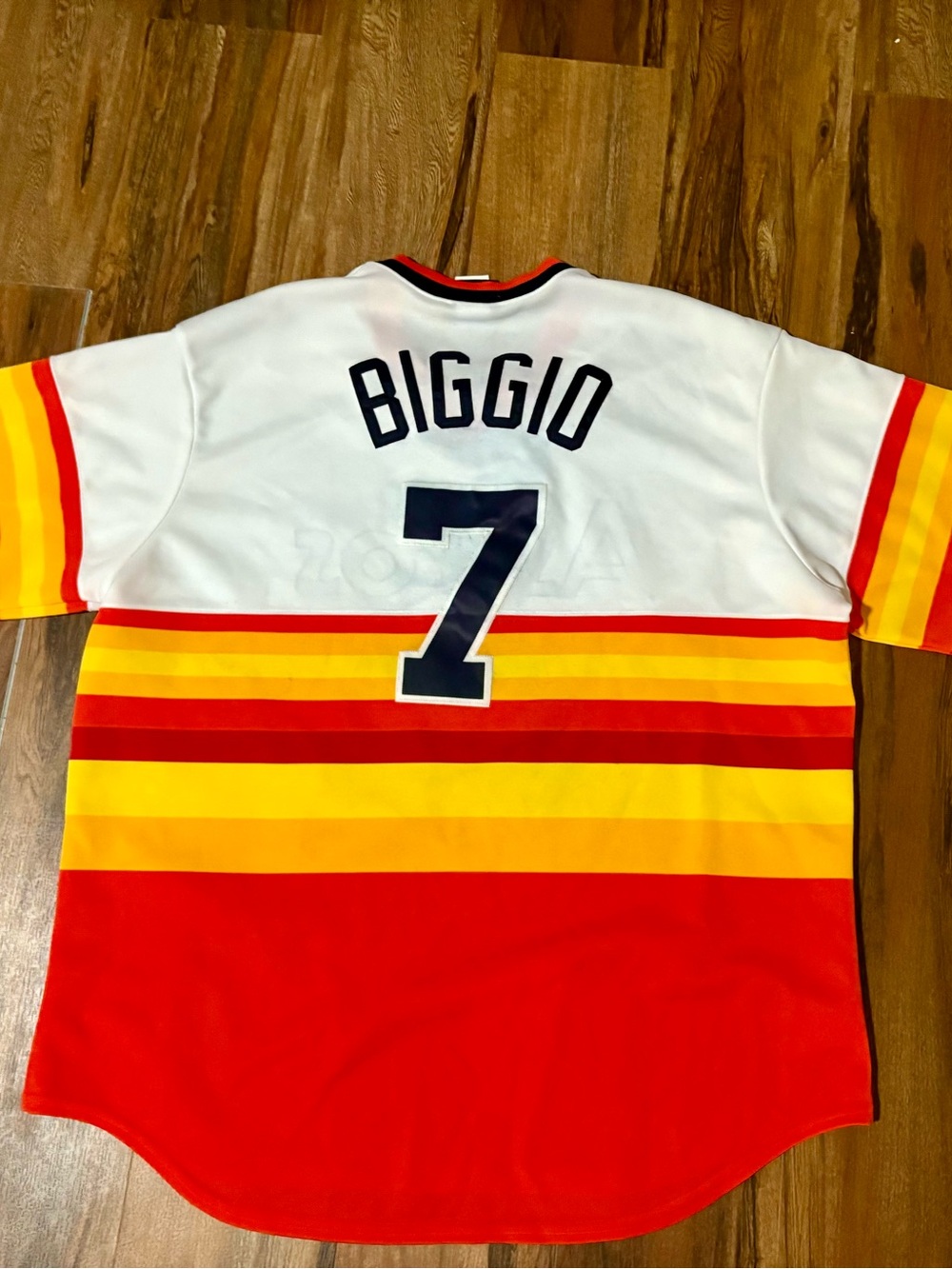 Vintage Cooperstown Collection Craig Biggio 2xl Astros Tequila Sunrise Jersey